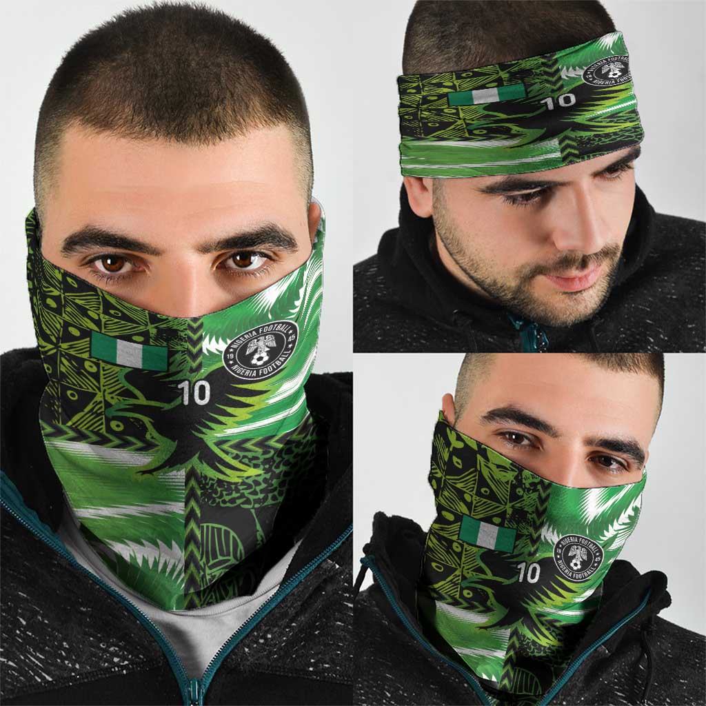 Custom Nigeria Football Neck Gaiter Super Eagles Spirit LT03