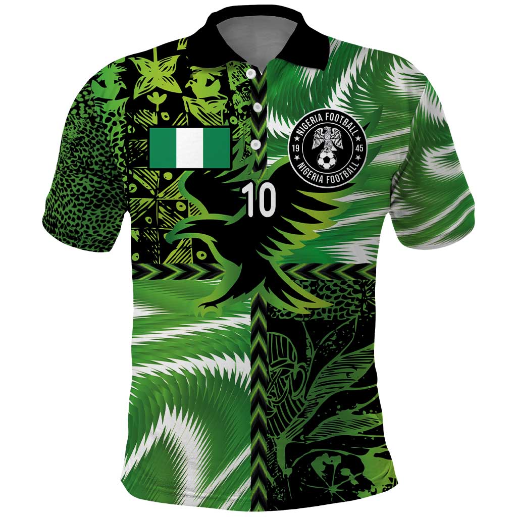 Custom Nigeria Football Polo Shirt Super Eagles Spirit LT03