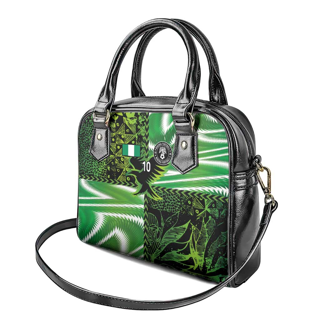 Custom Nigeria Football Shoulder Handbag Super Eagles Spirit LT03
