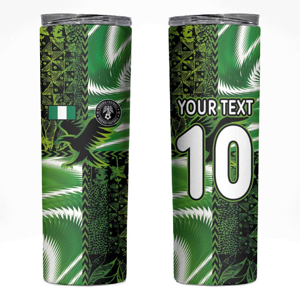 Nigeria Football Custom Skinny Tumbler Super Eagles-Africa Spirit LT03