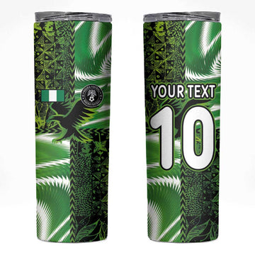 Nigeria Football Custom Skinny Tumbler Super Eagles-Africa Spirit LT03