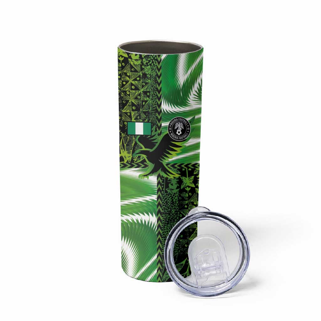 Nigeria Football Custom Skinny Tumbler Super Eagles-Africa Spirit LT03
