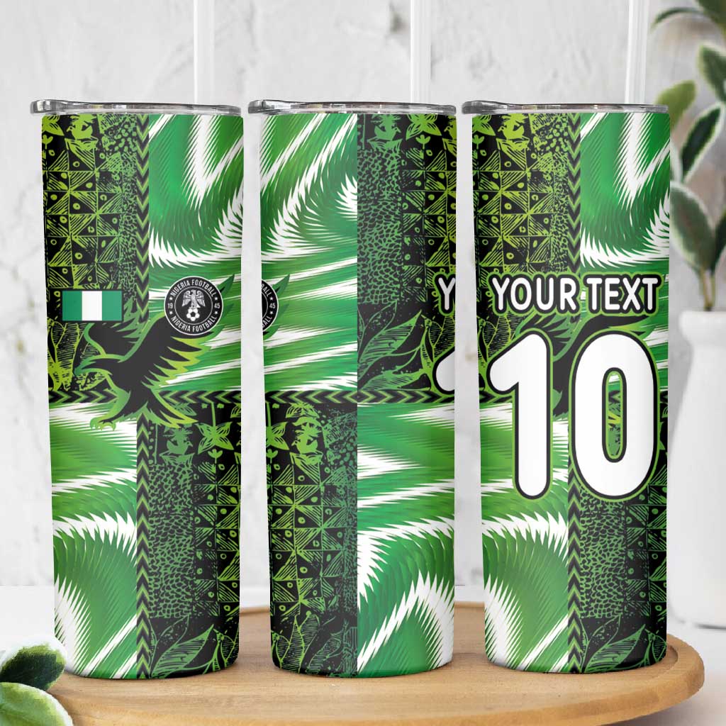 Nigeria Football Custom Skinny Tumbler Super Eagles-Africa Spirit LT03