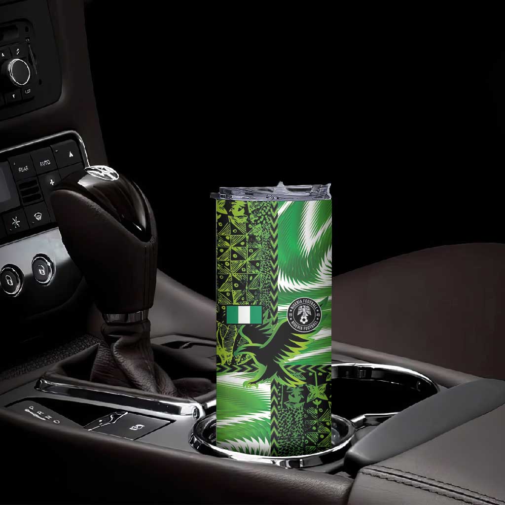 Nigeria Football Custom Skinny Tumbler Super Eagles-Africa Spirit LT03