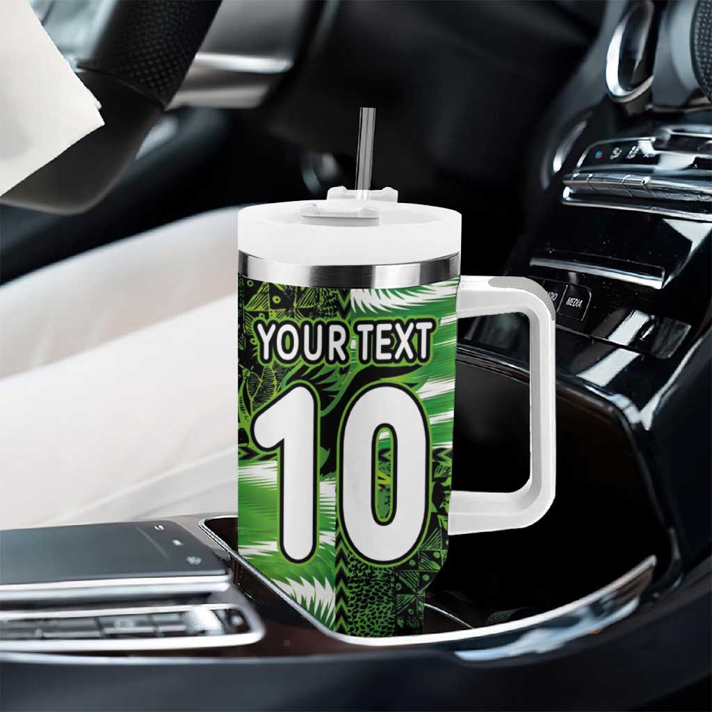 Nigeria Football Custom Tumbler With Handle Super Eagles-Africa Spirit LT03