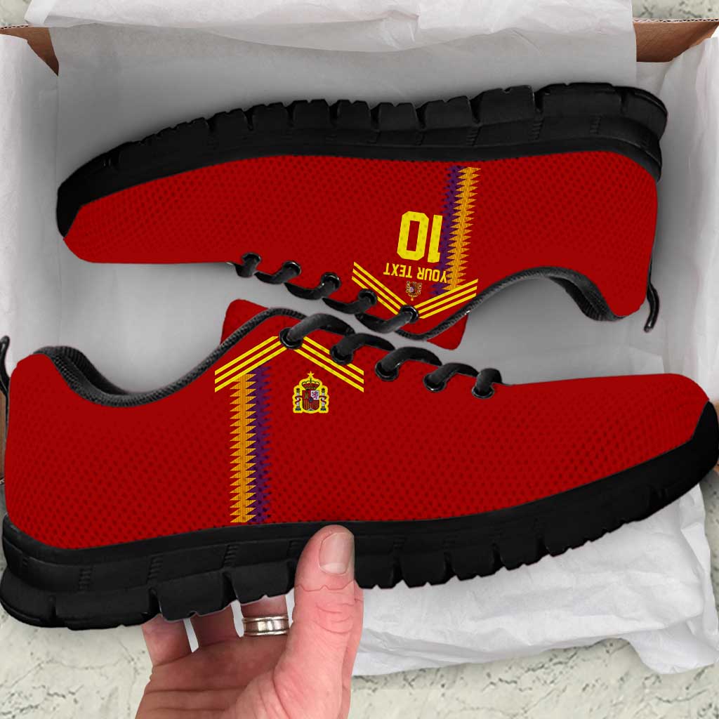 Custom Spain Football 2024 Road to The Champion Sneakers vamos a Espaa LT03