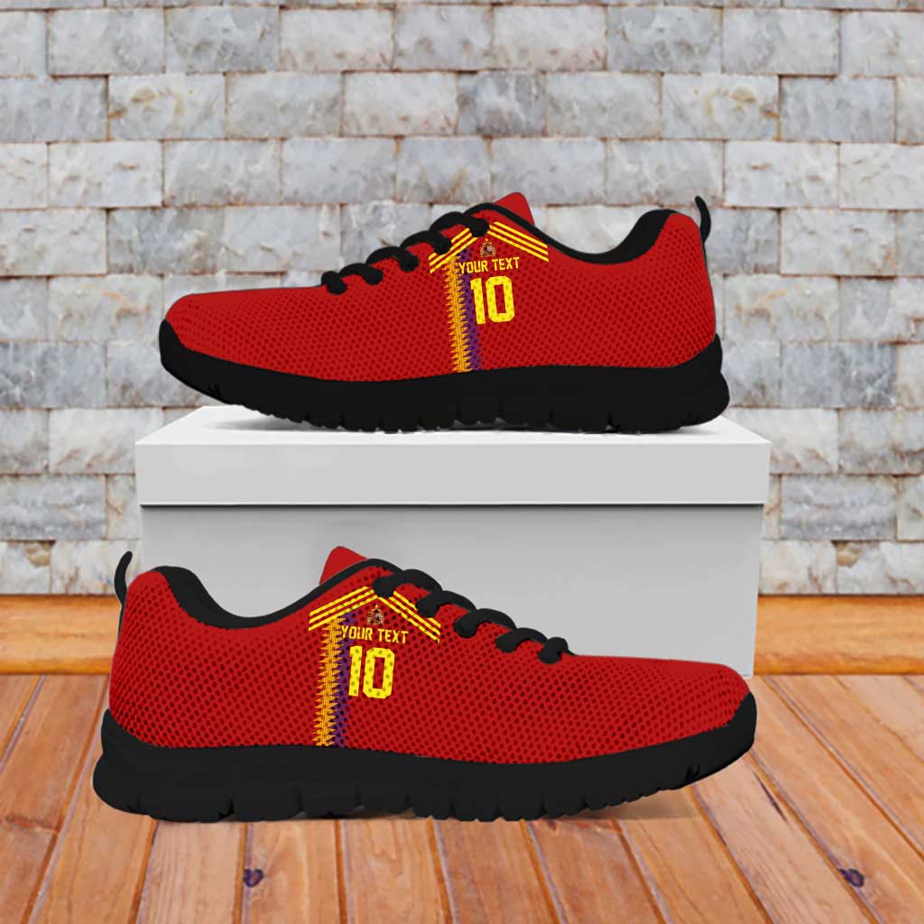 Custom Spain Football 2024 Road to The Champion Sneakers vamos a Espaa LT03