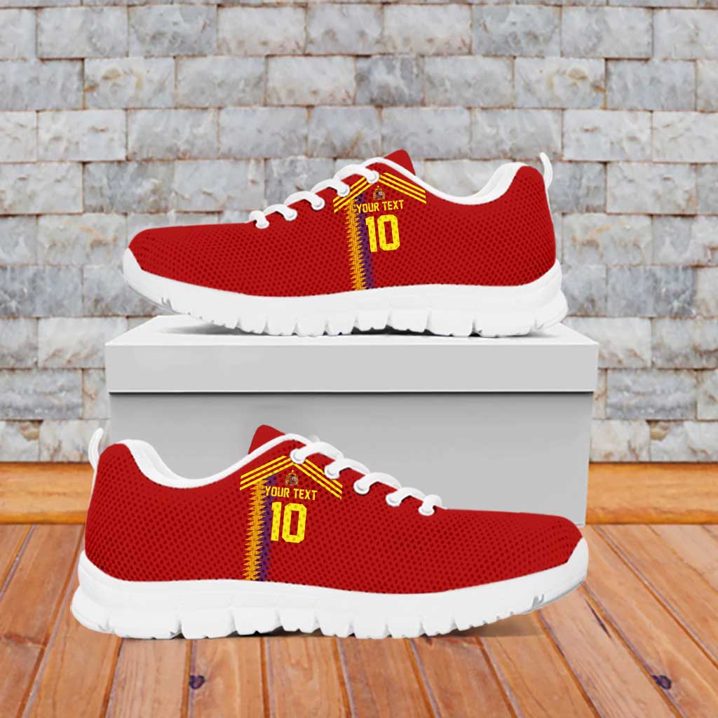 Custom Spain Football 2024 Road to The Champion Sneakers vamos a Espaa LT03