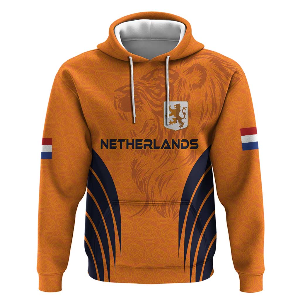 Custom Netherlands Football 2024 Road To The Champion Hoodie LT03