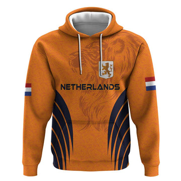 Custom Netherlands Football 2024 Road To The Champion Hoodie LT03