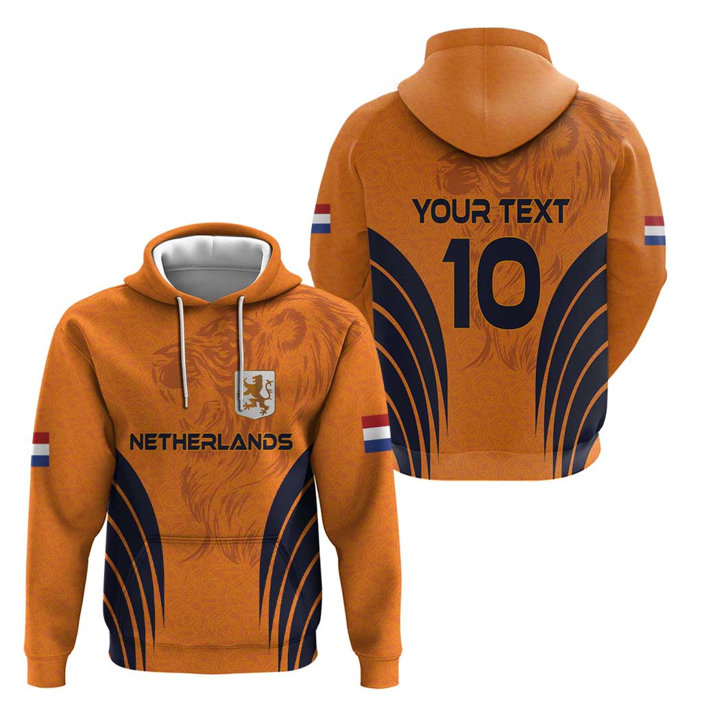 Custom Netherlands Football 2024 Road To The Champion Hoodie LT03