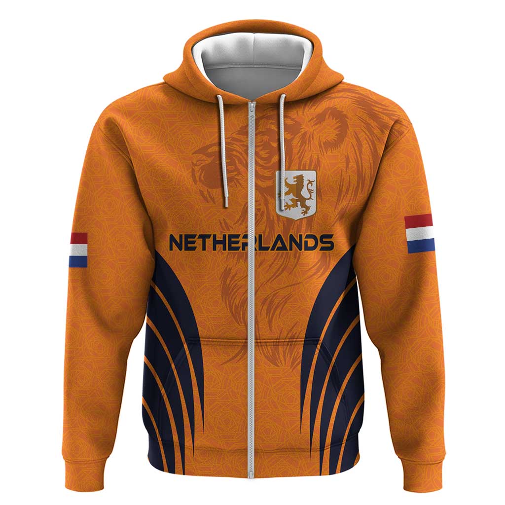 Custom Netherlands Football 2024 Road To The Champion Hoodie LT03