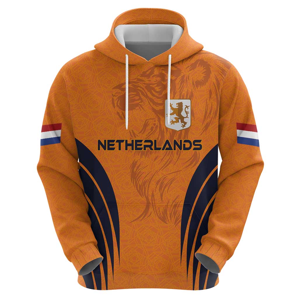 Custom Netherlands Football 2024 Road To The Champion Hoodie LT03