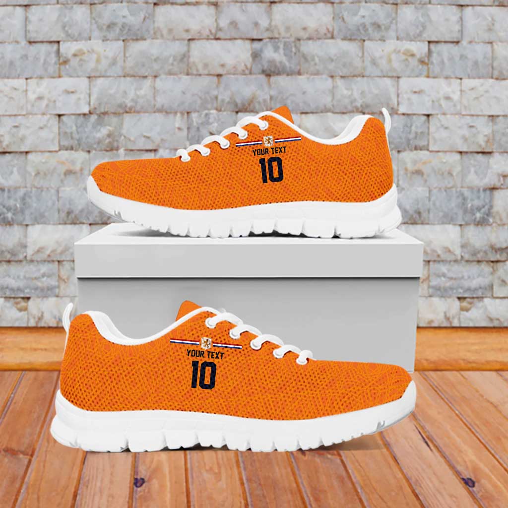 Custom Netherlands Football 2024 Road to The Champion Sneakers Oranje Holland Clockwork Orange The Flying Home Color LT03