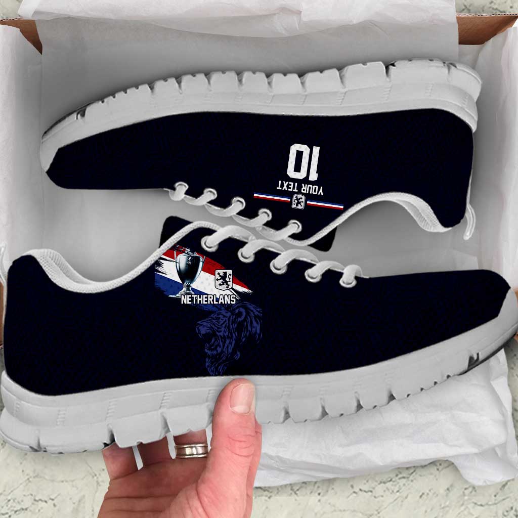 Custom Netherlands Football 2024 Road to The Champion Sneakers Oranje Holland Clockwork Orange The Flying Away Color LT03