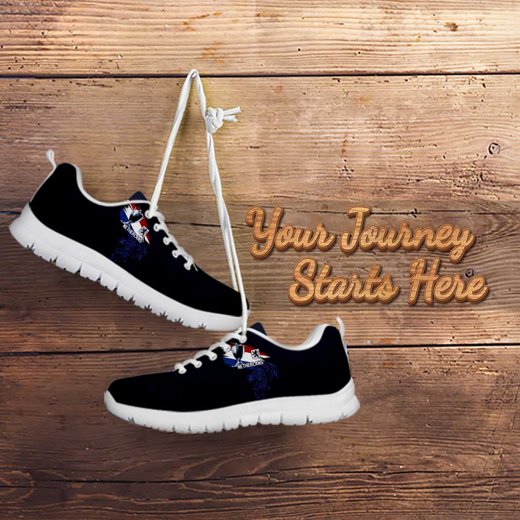 Custom Netherlands Football 2024 Road to The Champion Sneakers Oranje Holland Clockwork Orange The Flying Away Color LT03