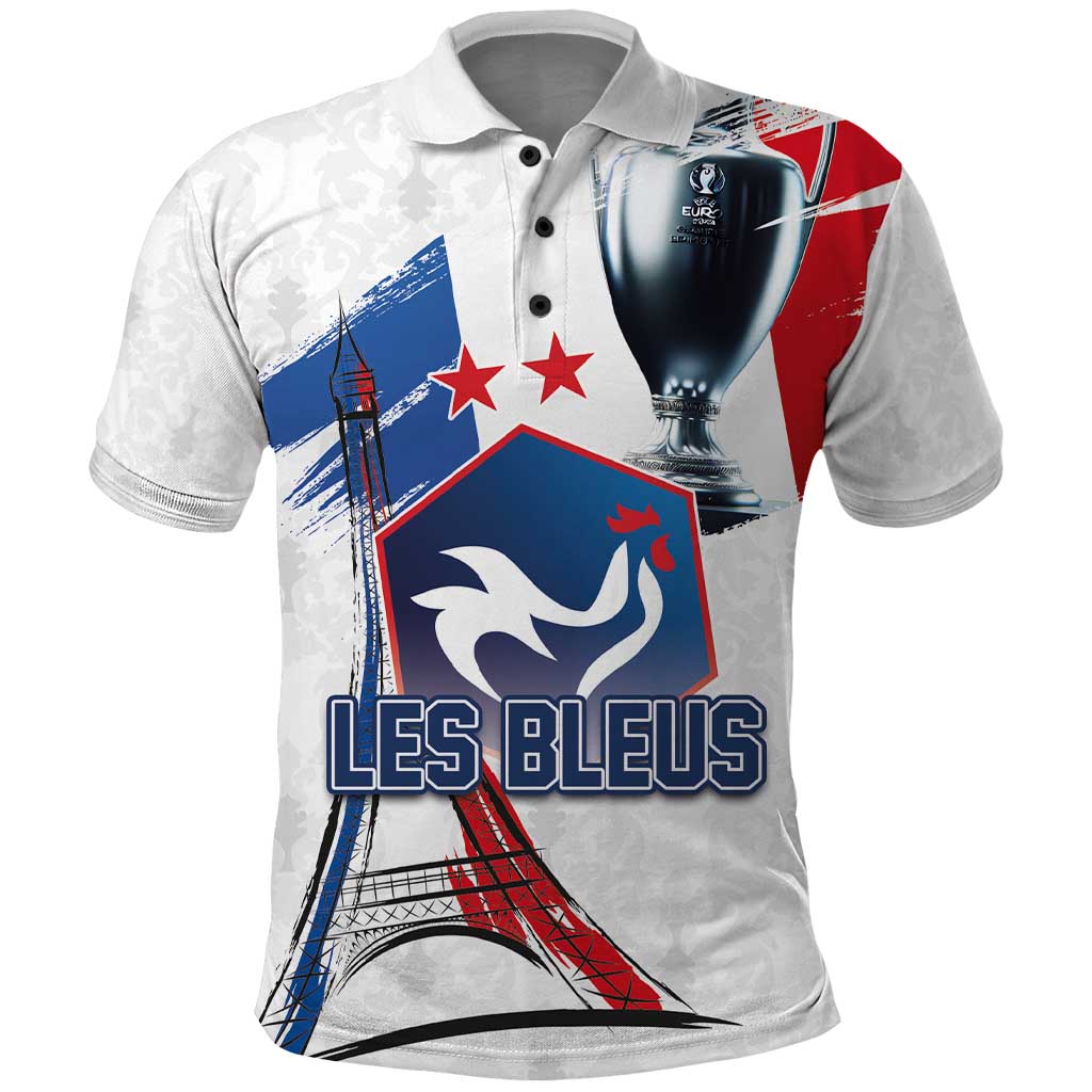 Custom Le Blues Football 2024 Road To The Champion Polo Shirt LT03