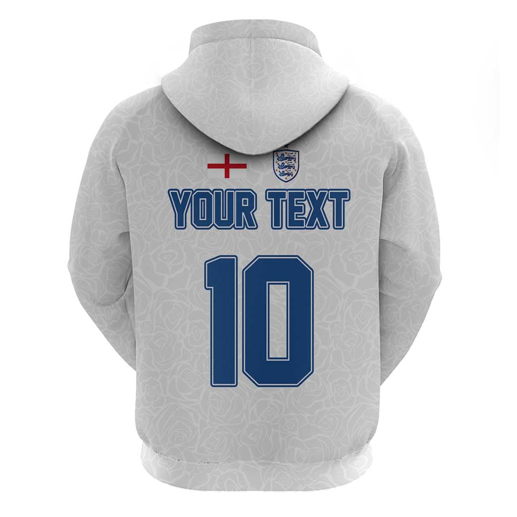 Custom England Football 2024 Road To The Champion Hoodie LT03