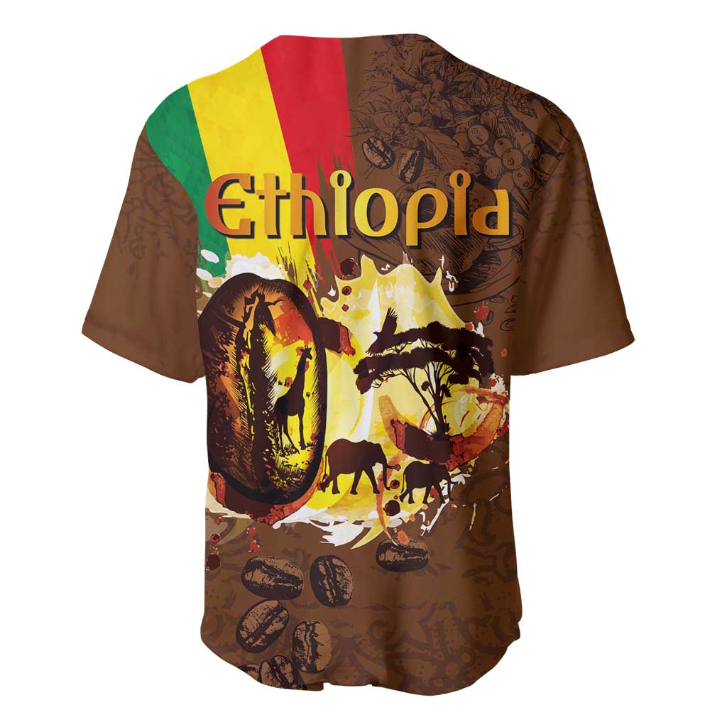 Ethiopia's Pride - Coffee Culture Baseball Jersey LT03