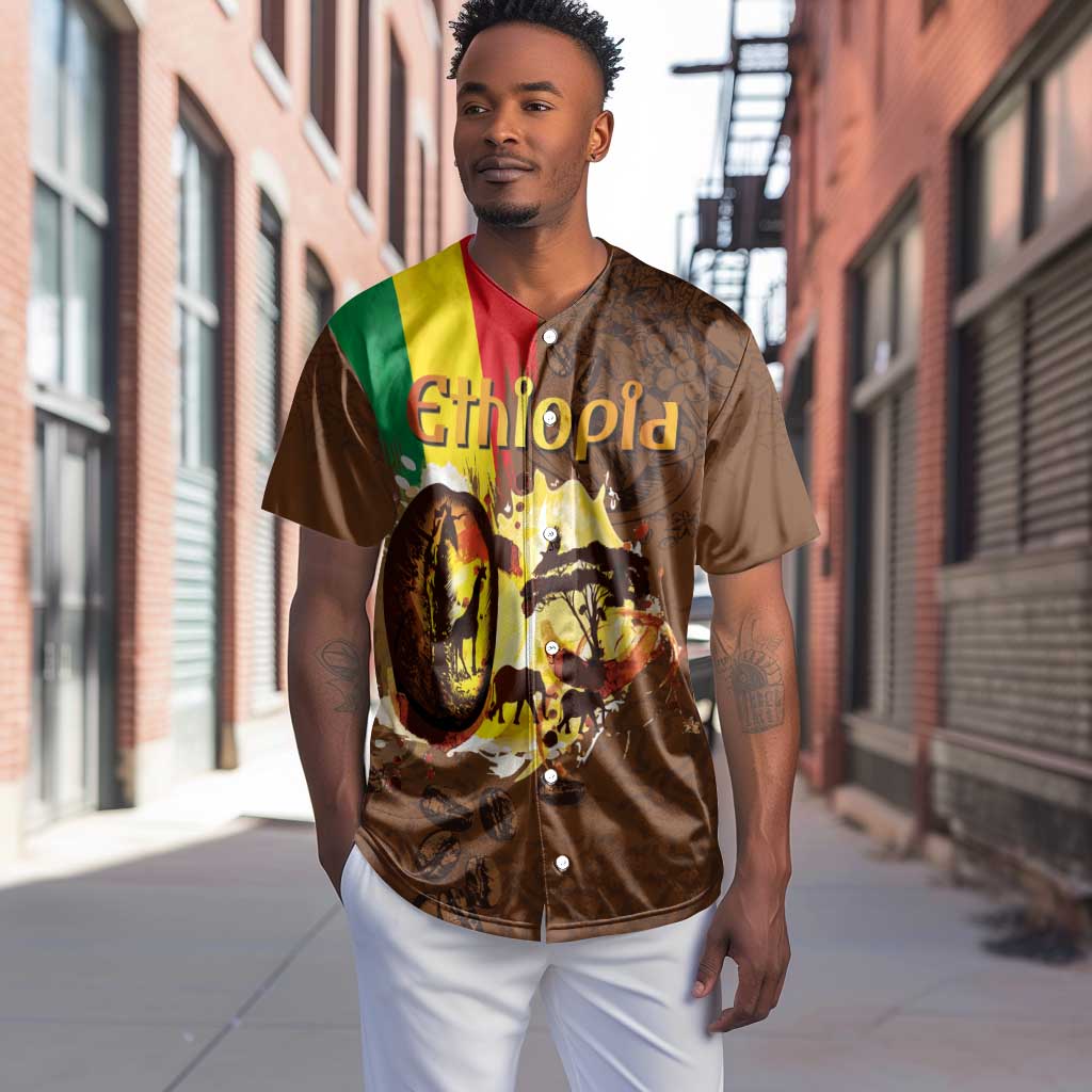 Ethiopia's Pride - Coffee Culture Baseball Jersey LT03