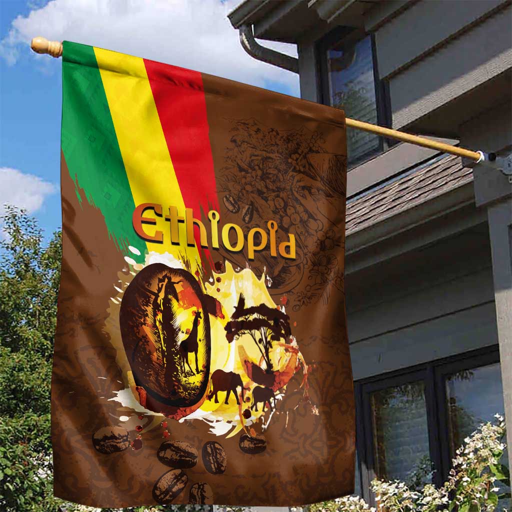 Ethiopia's Pride - Coffee Culture Garden Flag LT03