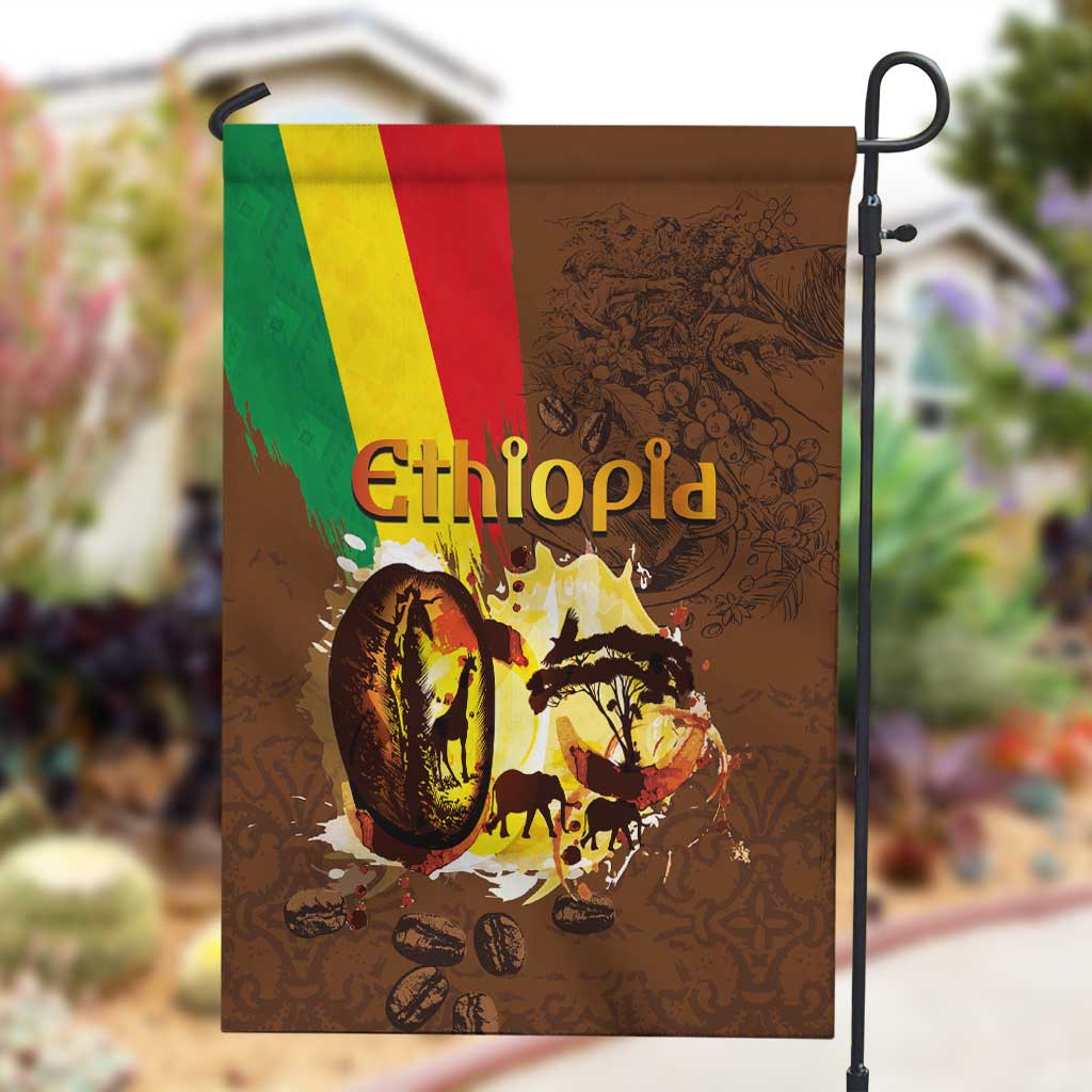 Ethiopia's Pride - Coffee Culture Garden Flag LT03