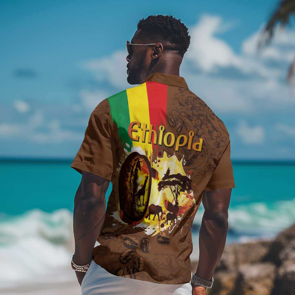 Ethiopia's Pride - Coffee Culture Hawaiian Shirt LT03