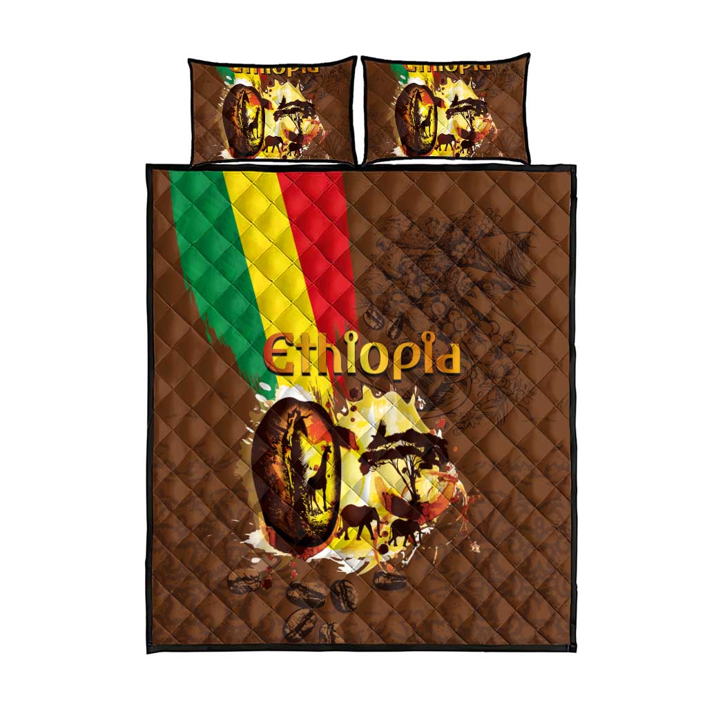 Ethiopia's Pride - Coffee Culture Quilt Bed Set LT03