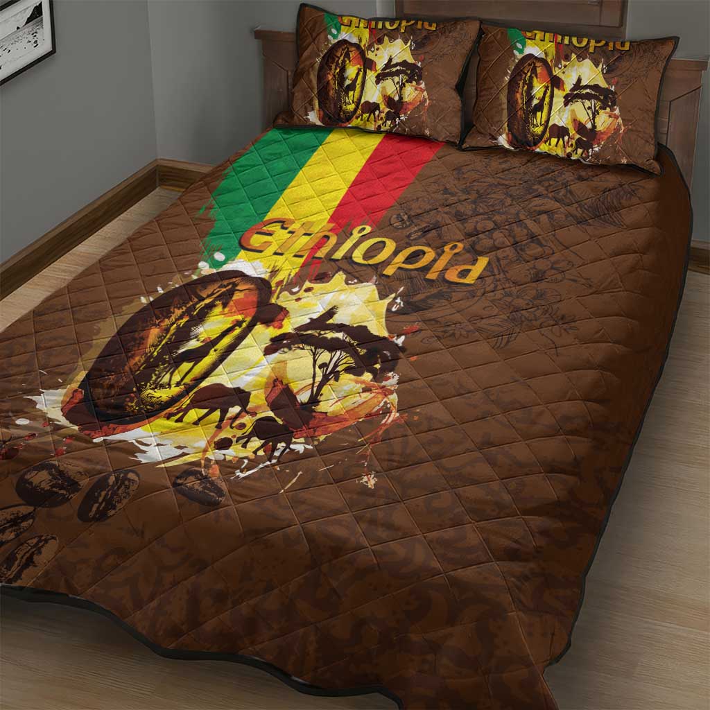 Ethiopia's Pride - Coffee Culture Quilt Bed Set LT03