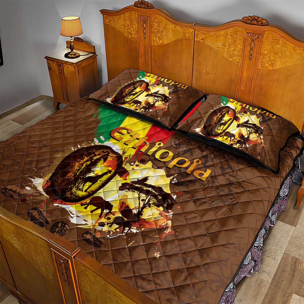 Ethiopia's Pride - Coffee Culture Quilt Bed Set LT03