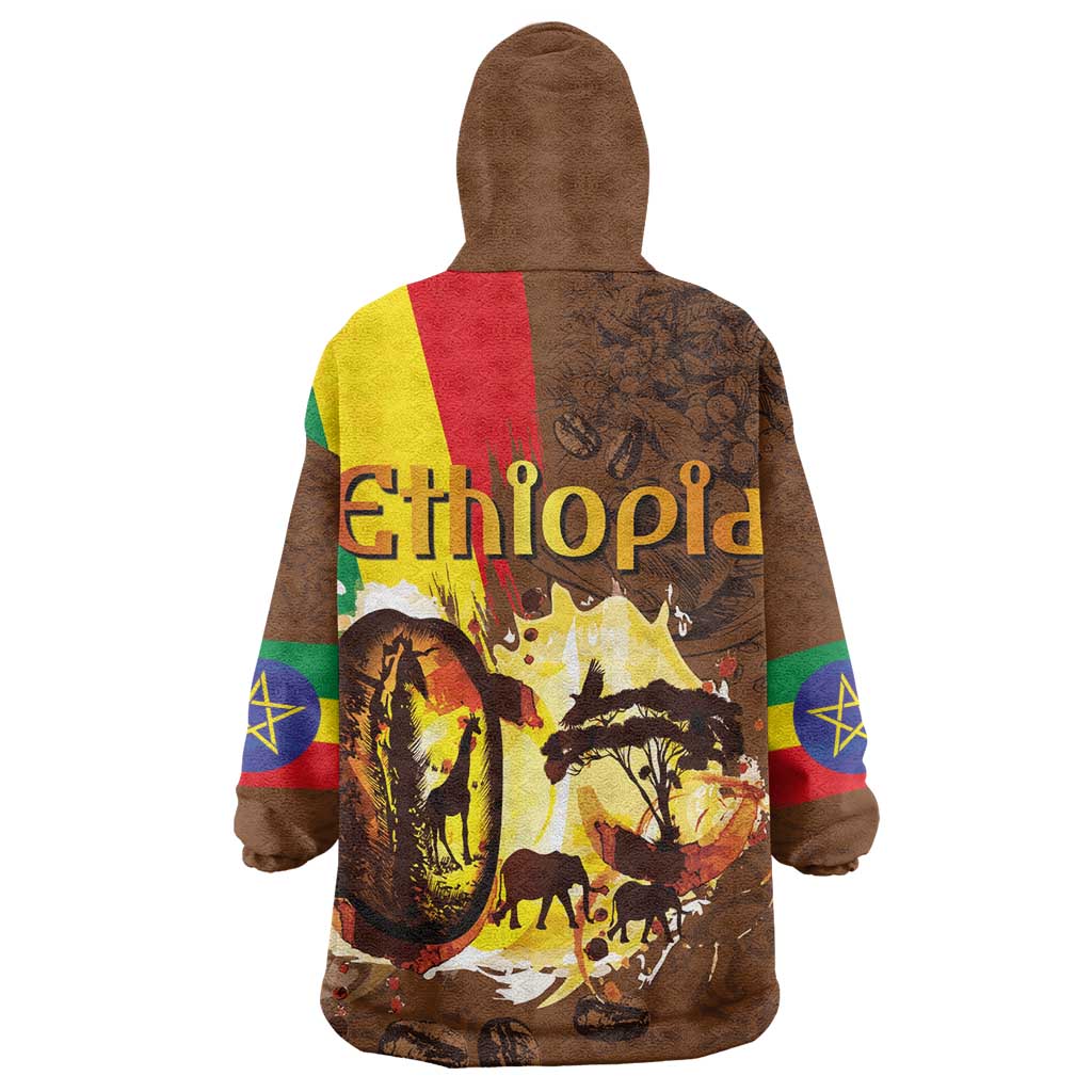 Ethiopia's Pride - Coffee Culture Wearable Blanket Hoodie LT03