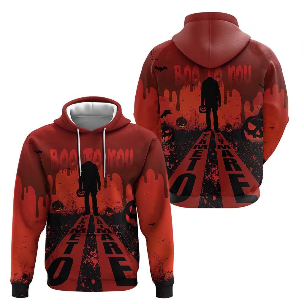 Halloween Nightmare Hoodie Pumpkin-faced Jack O Lantern With a Scary Smile Blood Vibe LT03