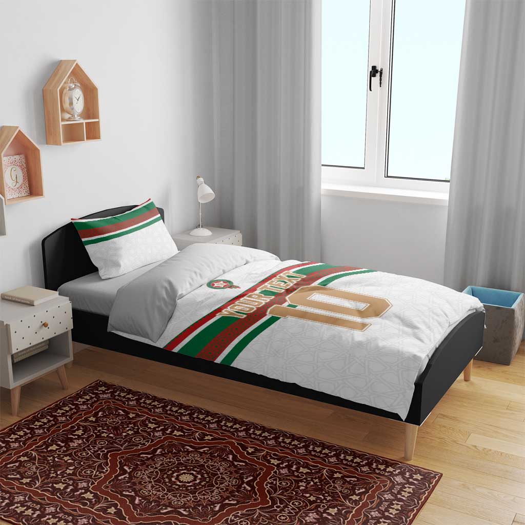 Custom Moroccan Football Bedding Set The Hunt of Atlas Lions LT03