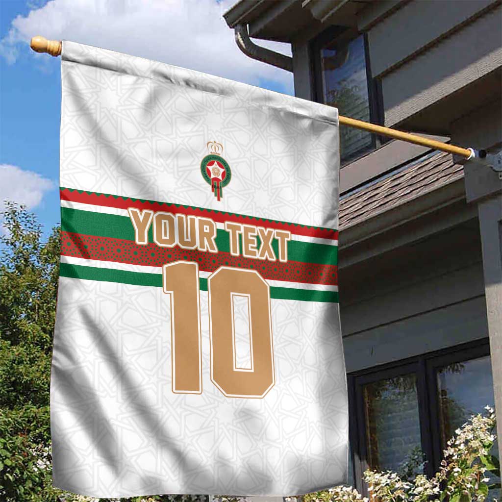 Custom Moroccan Football Garden Flag The Hunt of Atlas Lions LT03
