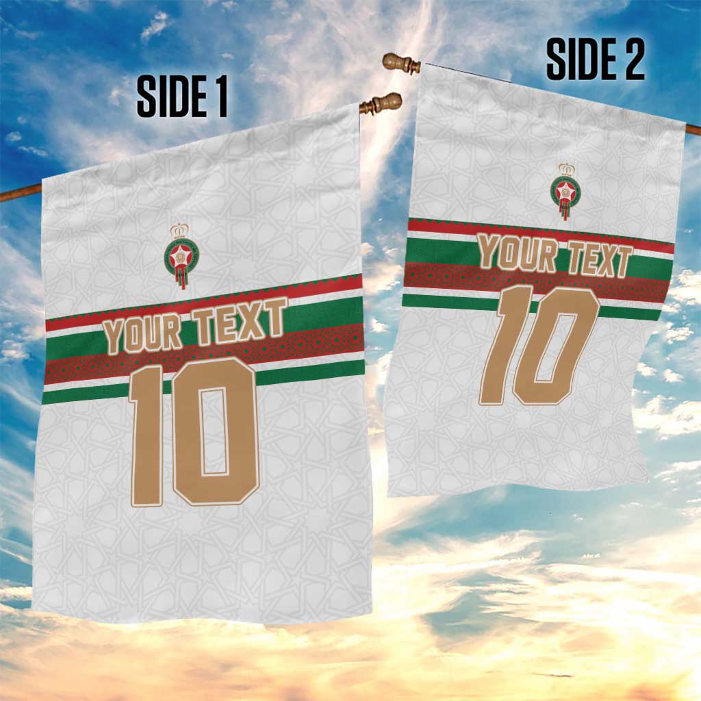 Custom Moroccan Football Garden Flag The Hunt of Atlas Lions LT03