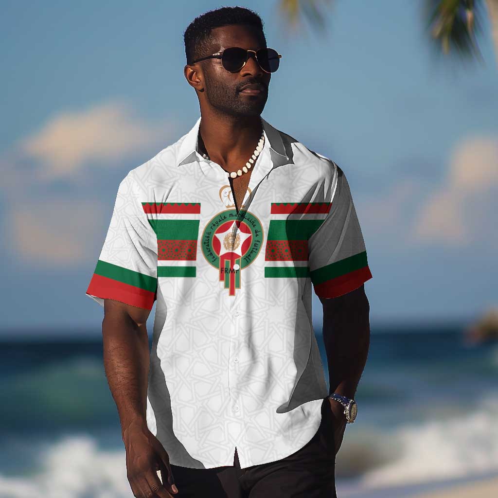 Custom Moroccan Football Hawaiian Shirt The Hunt of Atlas Lions LT03