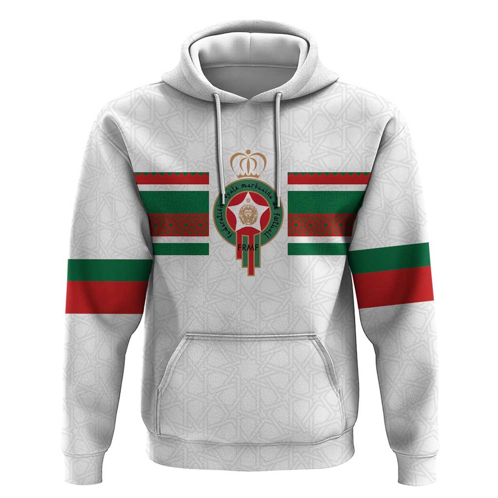 Custom Morocco Football Hoodie The Roar of Atlas Lions LT03