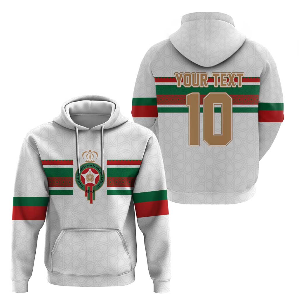 Custom Morocco Football Hoodie The Roar of Atlas Lions LT03