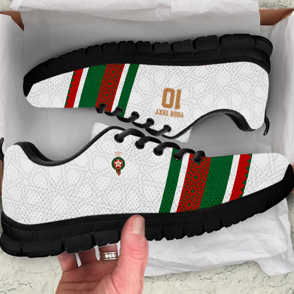 Custom Morocco Football Sneakers The Roar of Atlas Lions LT03