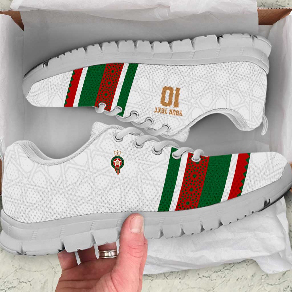 Custom Morocco Football Sneakers The Roar of Atlas Lions LT03