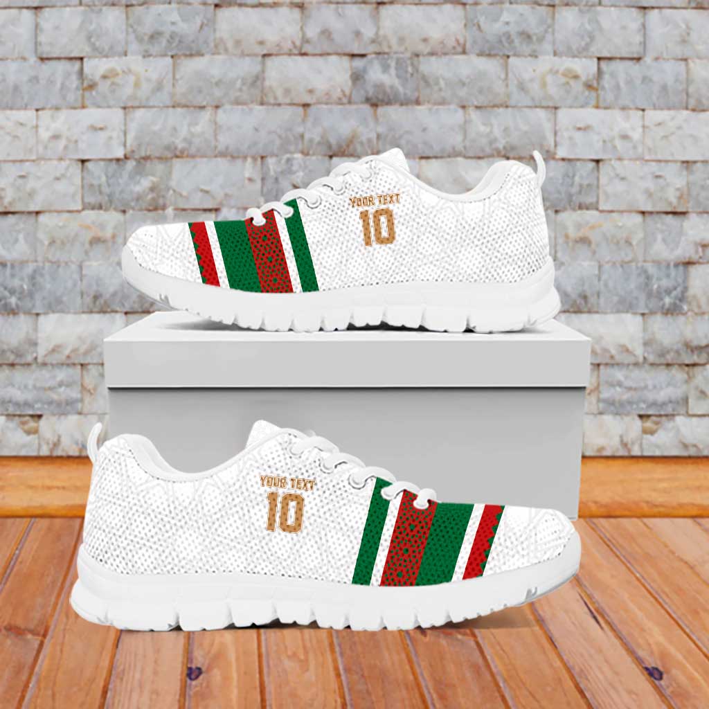 Custom Morocco Football Sneakers The Roar of Atlas Lions LT03