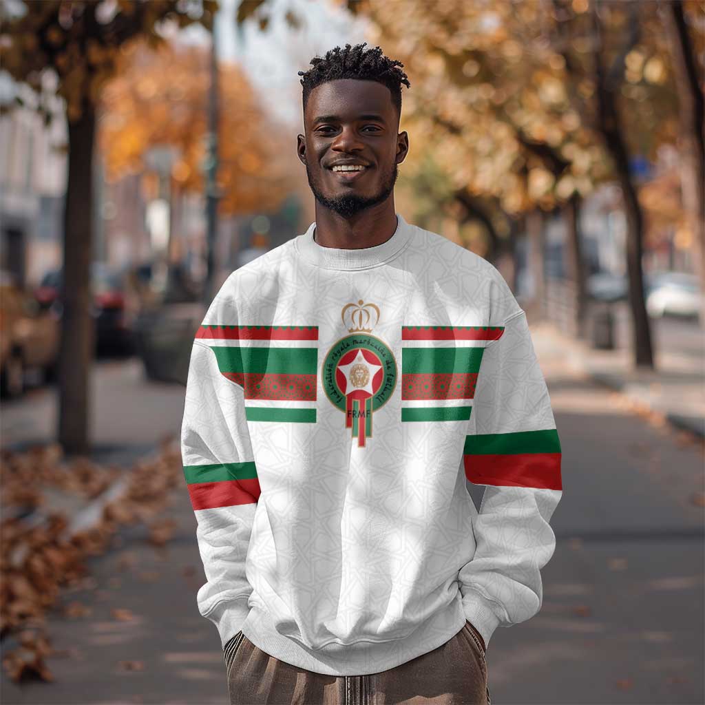 Custom Moroccan Football Sweatshirt The Hunt of Atlas Lions LT03