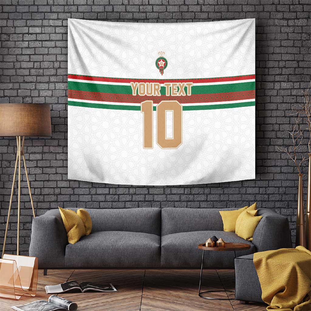 Custom Moroccan Football Tapestry The Hunt of Atlas Lions LT03