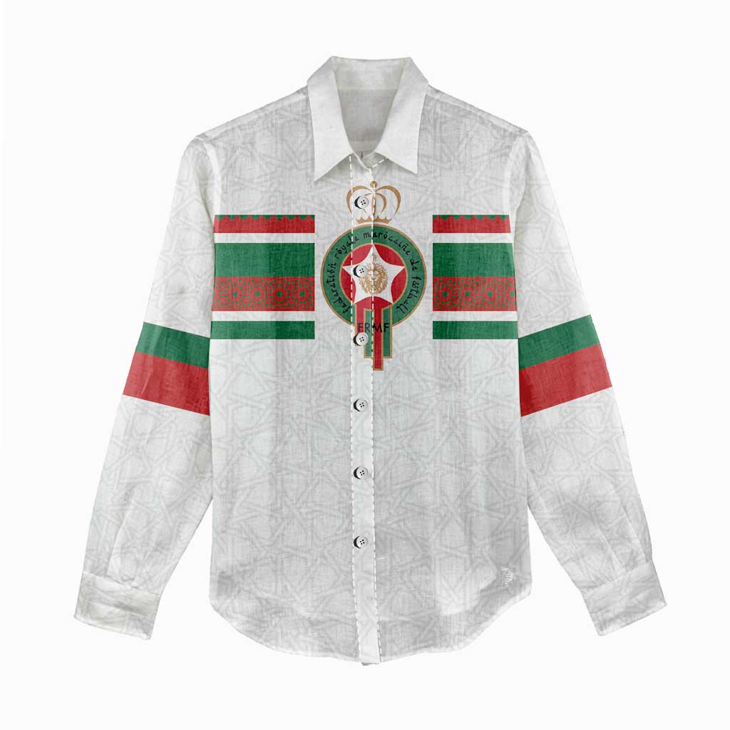 Custom Moroccan Football Women Casual Shirt The Hunt of Atlas Lions LT03