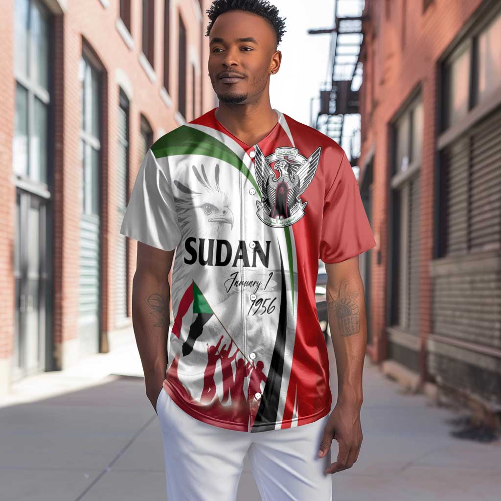 Happy Independence of Sudan Baseball Jersey Soldiers Fight for Homeland - Victory is ours LT03