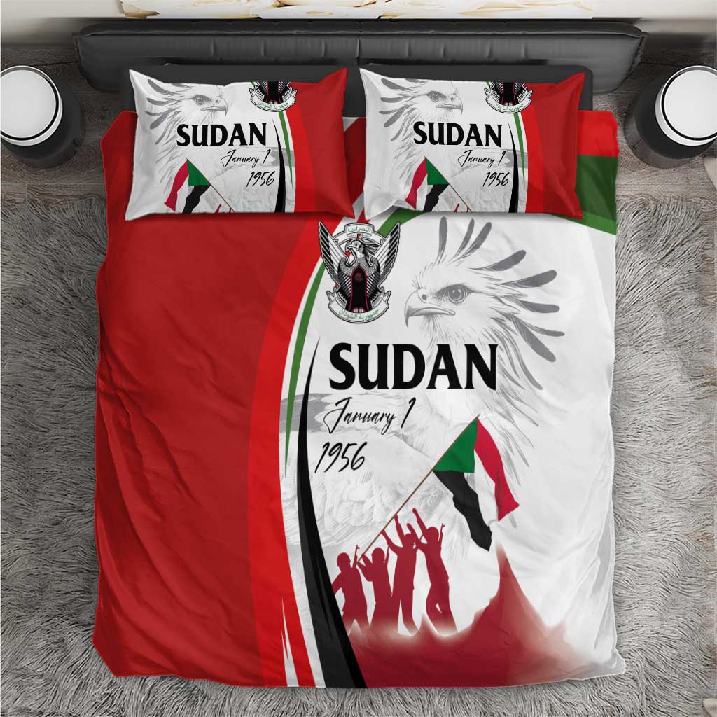 Happy Independence of Sudan Bedding Set Soldiers Fight for Homeland - Victory is ours LT03
