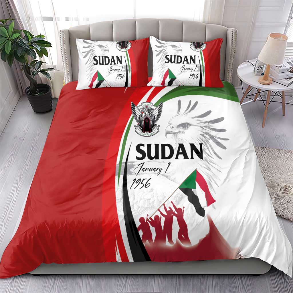Happy Independence of Sudan Bedding Set Soldiers Fight for Homeland - Victory is ours LT03