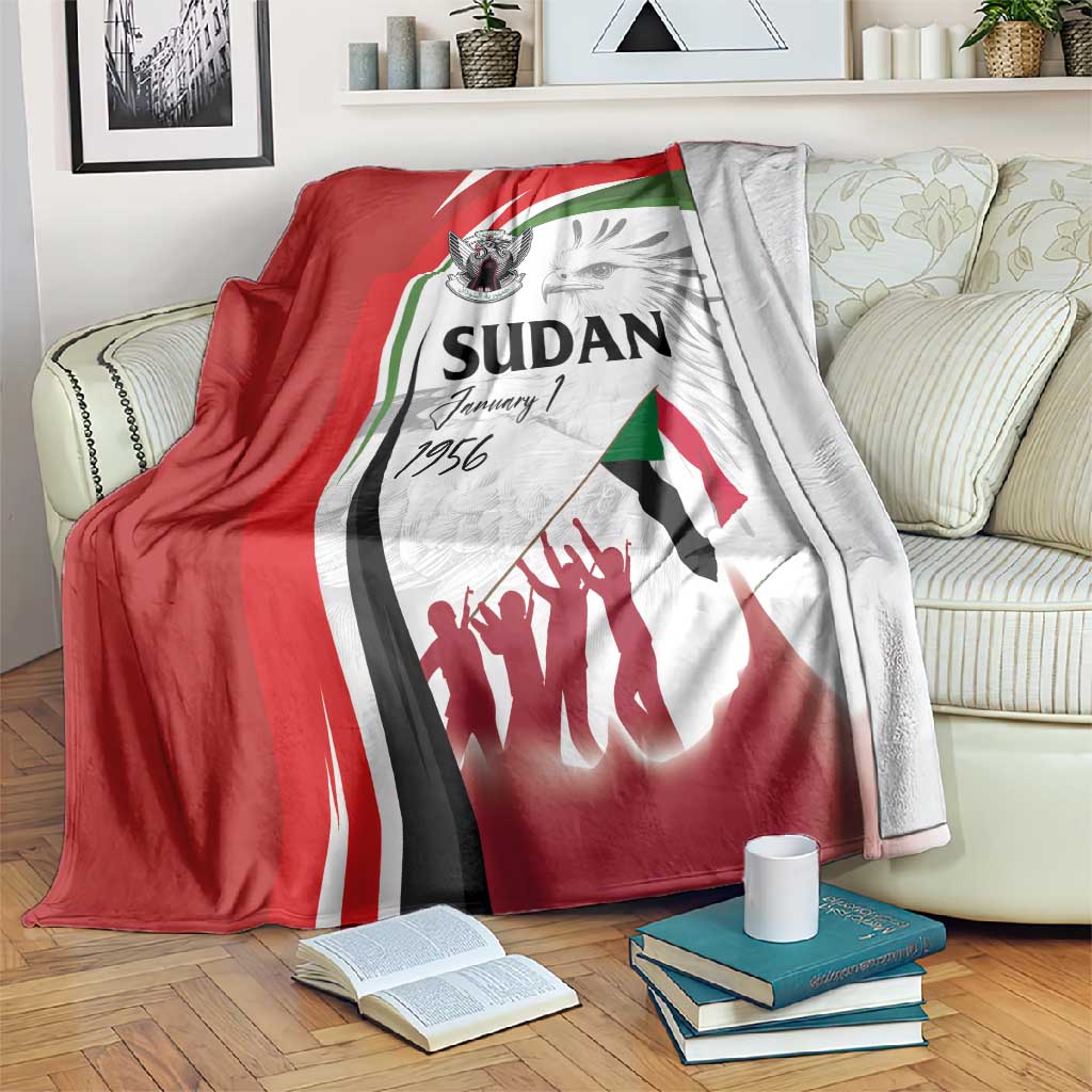 Happy Independence of Sudan Blanket Soldiers Fight for Homeland - Victory is ours LT03