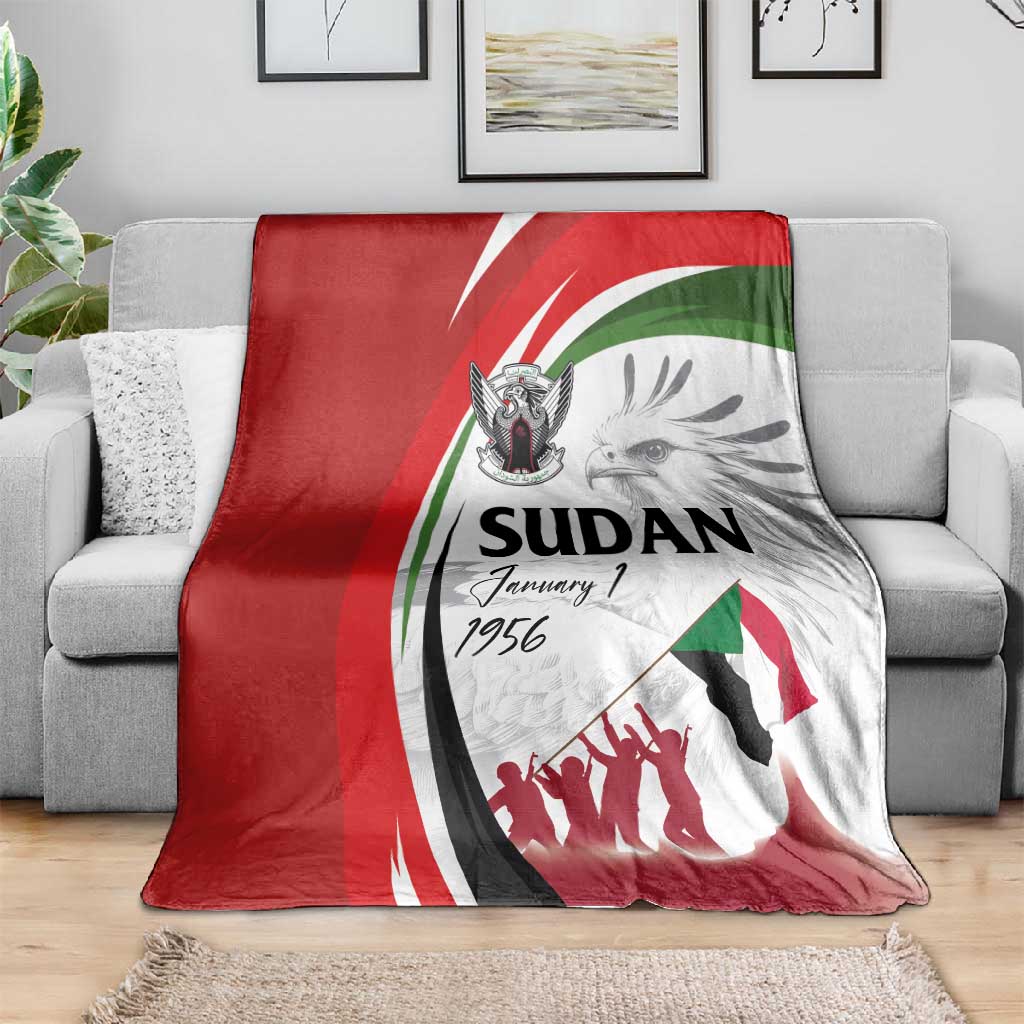 Happy Independence of Sudan Blanket Soldiers Fight for Homeland - Victory is ours LT03