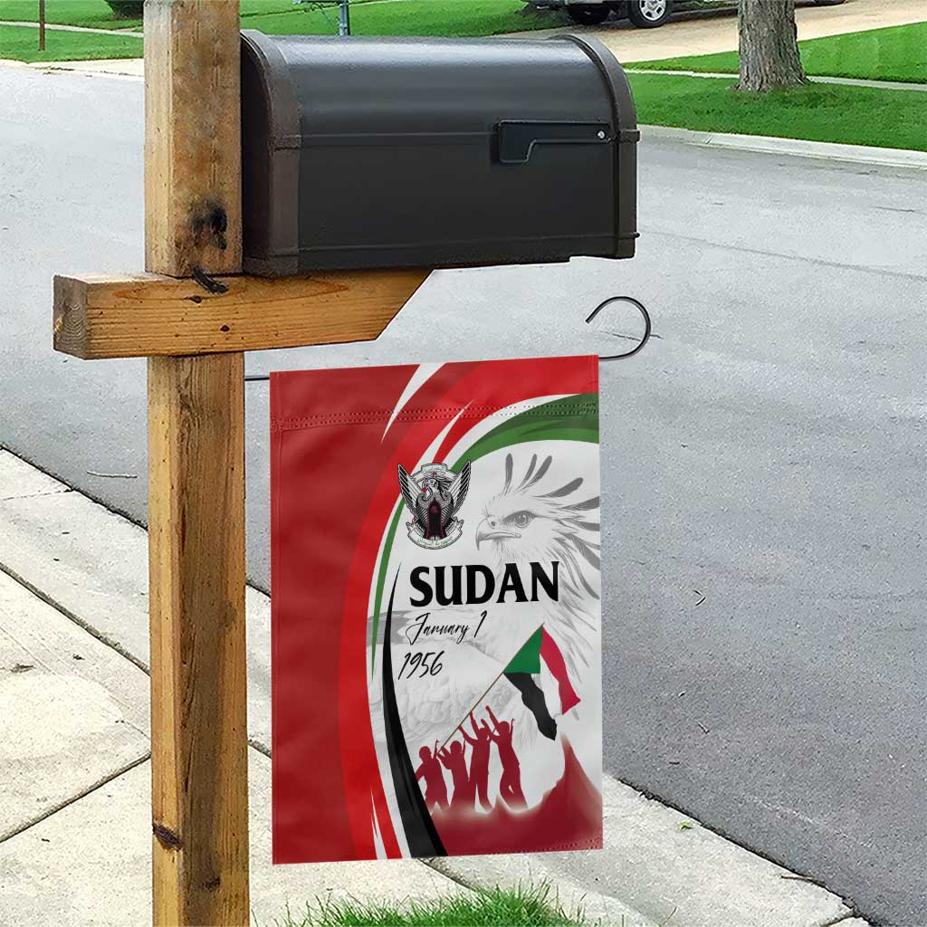 Happy Independence of Sudan Garden Flag Soldiers Fight for Homeland - Victory is ours LT03